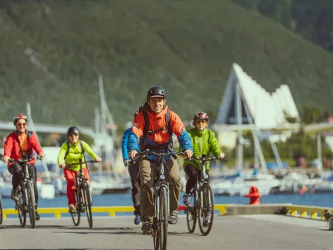 sommer sykkeltur i Tromsø