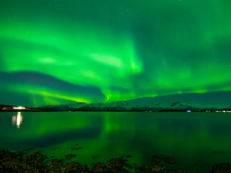 Northern lights in Tromsø, Northern Norway