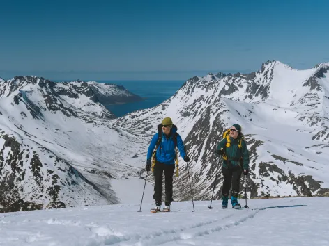 Ski touring in Tromsø, Northern Norway