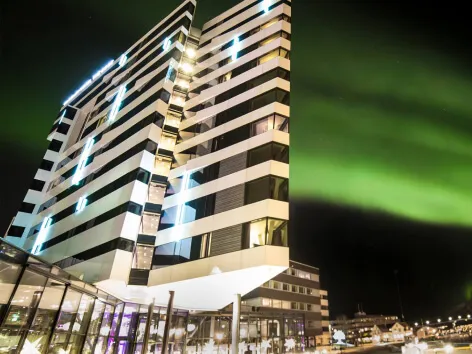 Clarion Hotel The Edge og nordlys i Tromsø