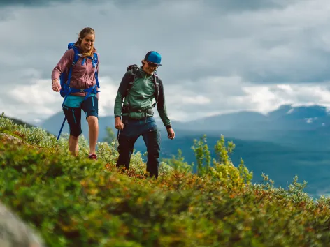 People hiking in Målselv