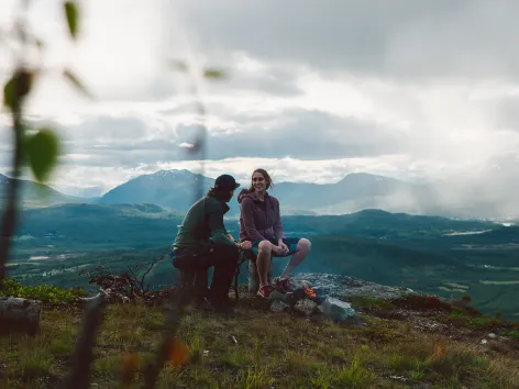 Folk på andretur i Målselv