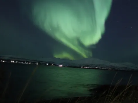 lite tog gjennom hovedstaden i Nord-Tromsø