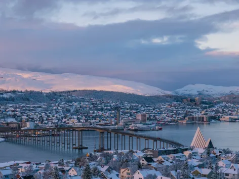 Tromsø winter landscape 