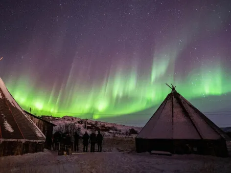 Tromsø friluftsenter Nordlys Lavvo