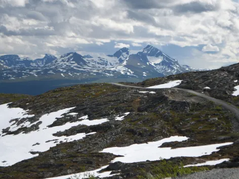 Fjellutsikt fra Bardufoss