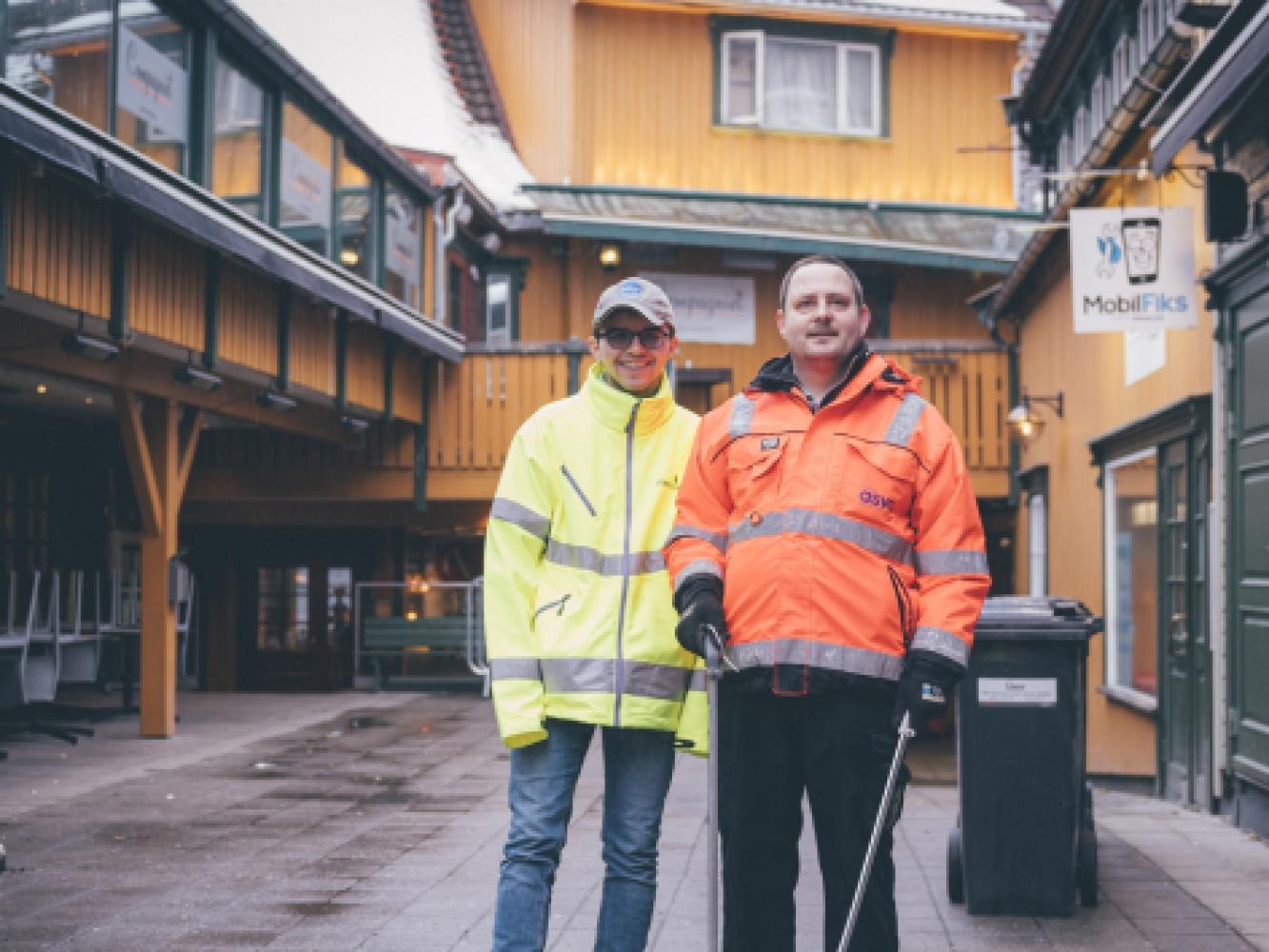Disse to hverdagsheltene jobber for Tromsø ASVO