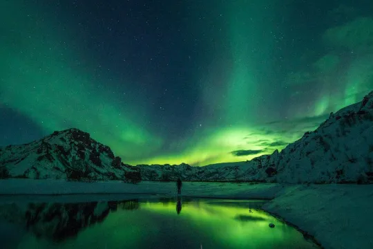 Private Aurora Snowshoe Hike