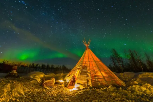 Private Sami Experience with a Chance of Northern Lights