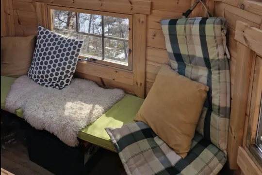 Inside the cabin