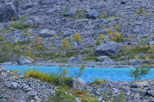 Utsikten mot Blåisvatnet