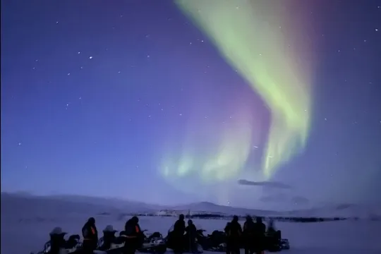 Kveld skutertur i vakre Skibotndalen