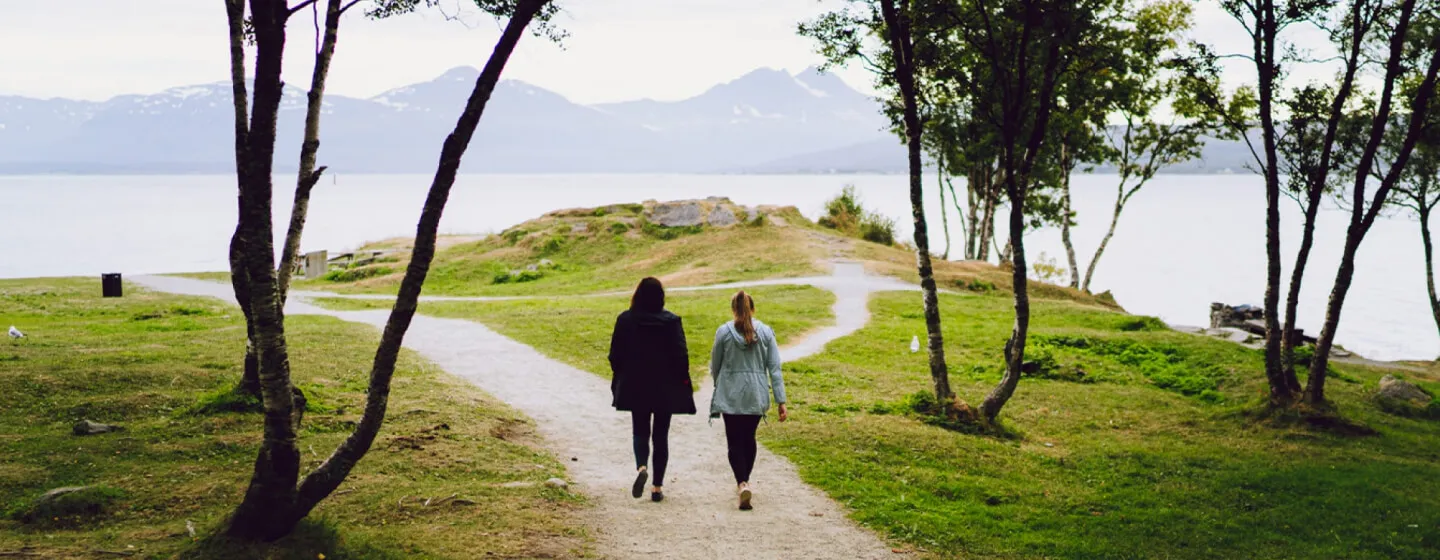 Går en tur i Telegrafbukta