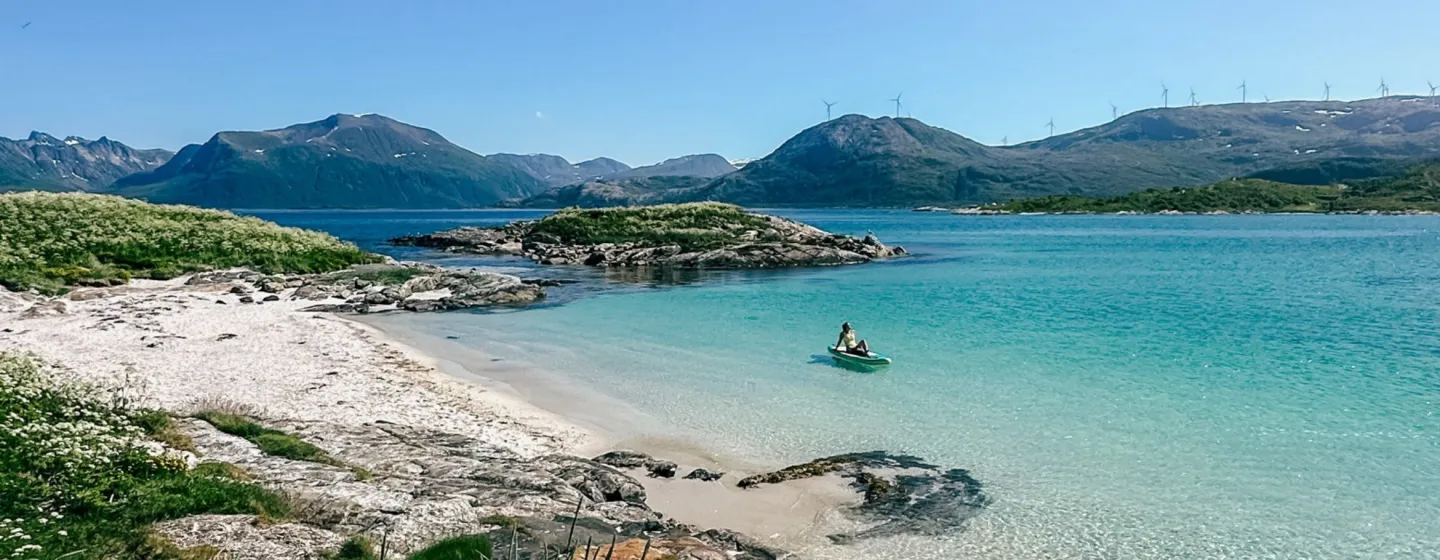 Beach in the Tromsø region