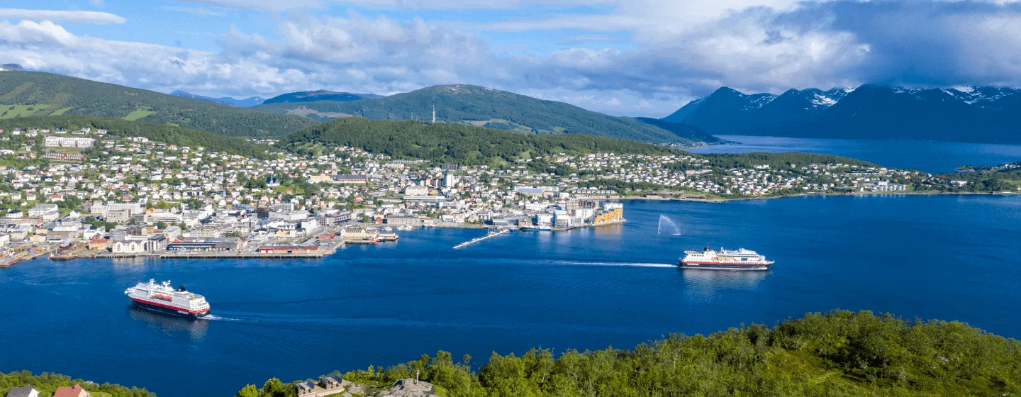 Utsikt over Harstad