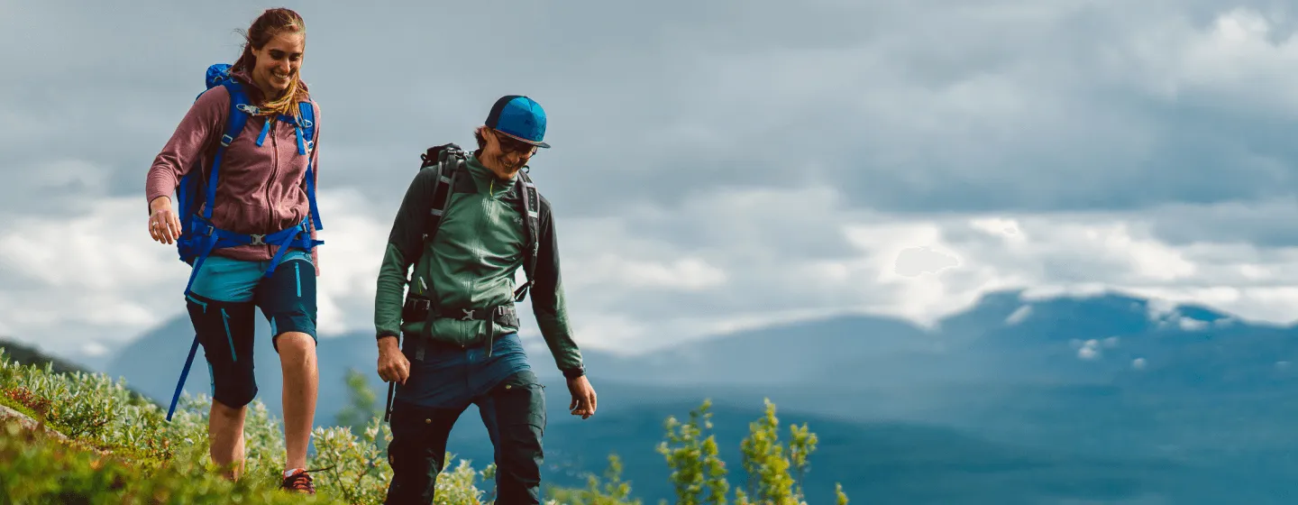 People hiking in Målselv