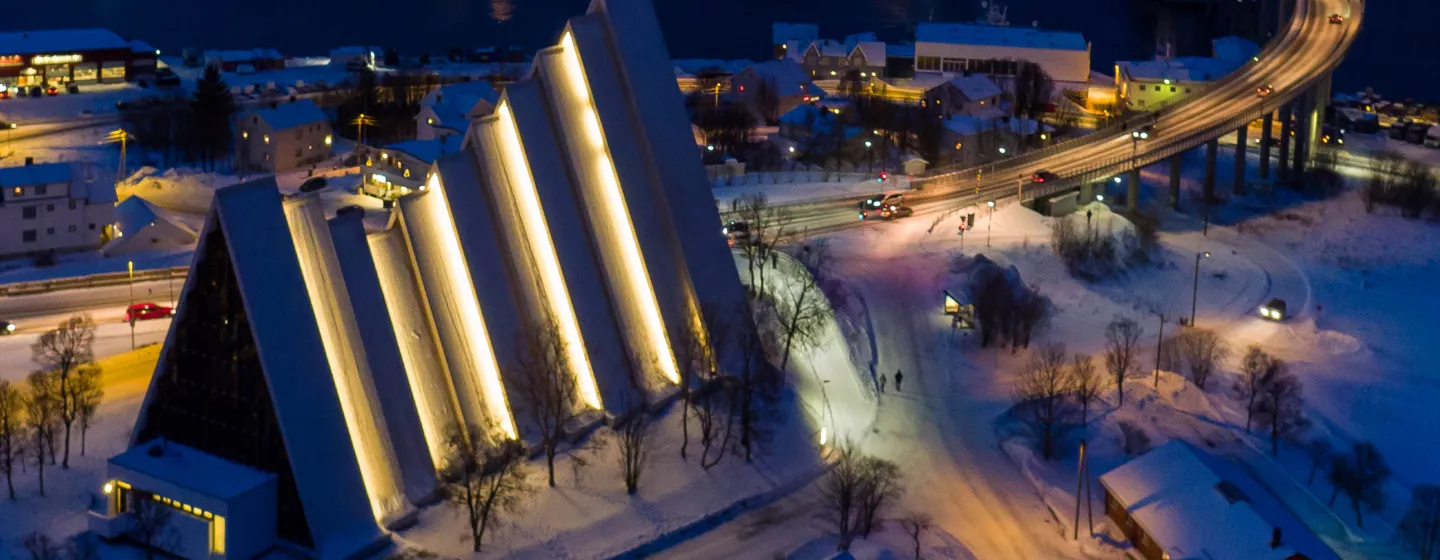 Utsikt over Ishavskatedralen